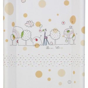 Saltea de infasat cu intaritura, Lorelli, 50 x 80 cm, Beige