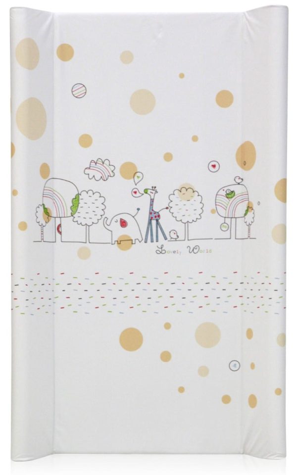Saltea de infasat cu intaritura, Lorelli, 50 x 80 cm, Beige