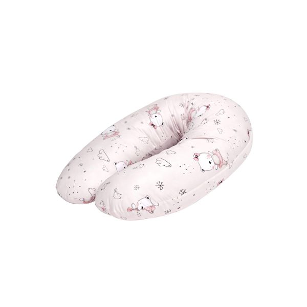 Perna multifunctionala Lorelli, Bumbac Ranforce, Pink Balerina Bear