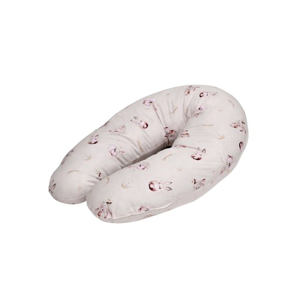 Perna multifunctionala Lorelli, Bumbac Ranforce, Beige Bunnies