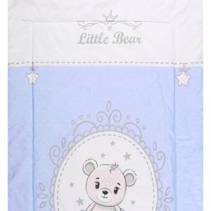 Set lenjerie pat 4 piese bumbac Ranforce, Lorelli, Little Bear Blue