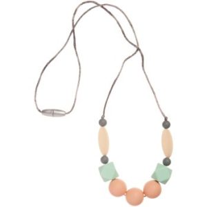 Biberschatz Bite Beads Romanzo Rosa mărgele pentru dentiție