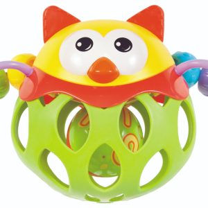 Jucarie bebelusi BamBam, Minge cu activitati, Bufnita