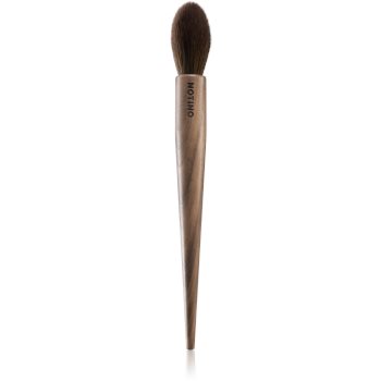 Notino Wooden Collection Blush & bronzer brush pensula pentru fardul de obraz sau bronzer
