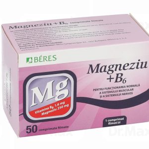 Magneziu + B6, 50 comprimate, Beres