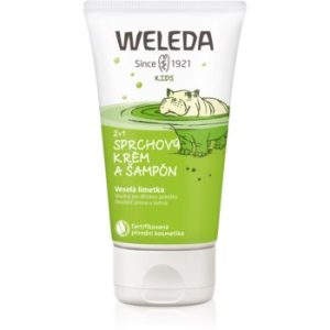 Weleda Kids Cheerful Lime cremă de duș și șampon pentru copii 2 in 1