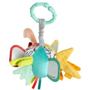 BABY FEHN DoBabyDoo Grasping Ball jucărie suspendabilă contrastantă cu oglinda mica
