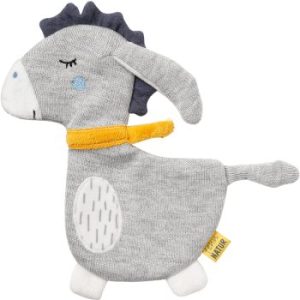 BABY FEHN fehnNATUR Crinkle Donkey jucărie de pluș cu zornăitoare