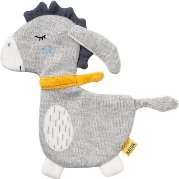 BABY FEHN fehnNATUR Crinkle Donkey jucărie de pluș cu zornăitoare
