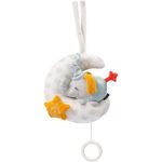 BABY FEHN Music Box Good Night jucărie suspendabilă contrastantă cu melodie