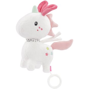 BABY FEHN Music Box Aiko & Yuki jucărie suspendabilă contrastantă cu melodie