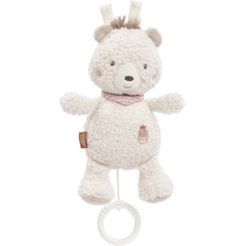 BABY FEHN Music Box Peru Bear jucărie suspendabilă contrastantă cu melodie