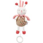 BABY FEHN Music Box Garden Dreams Bee jucărie suspendabilă contrastantă cu melodie