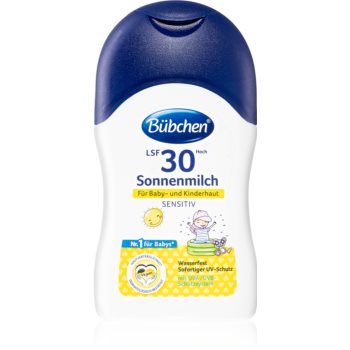 Bübchen Sensitive SPF 30 lotiune de protectie solara pentru cpoii SPF 30