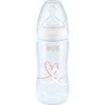 NUK First Choice + 300 ml biberon pentru sugari cu controlul temperaturii
