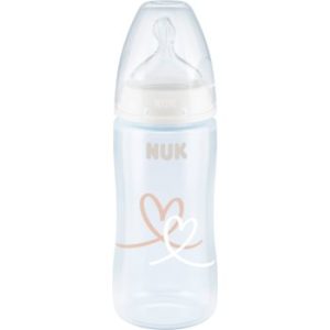NUK First Choice + 300 ml biberon pentru sugari cu controlul temperaturii