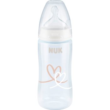 NUK First Choice + 300 ml biberon pentru sugari cu controlul temperaturii