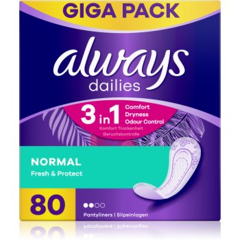 Always Dailies Normal Fresh & Protect absorbante