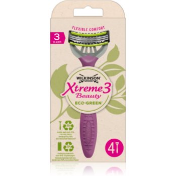 Wilkinson Sword Xtreme 3 Beauty Eco Green aparat de ras de unică folosință