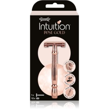 Wilkinson Sword Intuition Rose Gold Razor Aparat de ras + rezervă lame