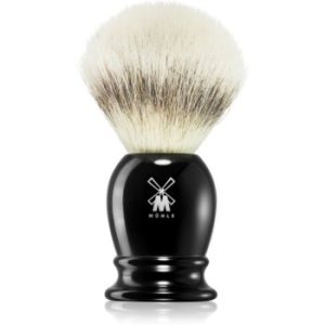 Mühle CLASSIC Silvertip Fibre® Black Resin Pamatuf pentru barbierit