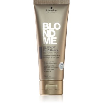 Schwarzkopf Professional Blondme Blonde Wonders balsam regenerator pentru parul blond cu suvite