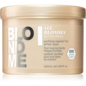 Schwarzkopf Professional Blondme All Blondes Detox masca detoxifiere și curățare pentru parul blond cu suvite