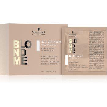 Schwarzkopf Professional Blondme All Blondes Vitamin C Shot concentrat vitaminic pentru parul blond cu suvite