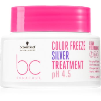 Schwarzkopf Professional BC Bonacure Color Freeze Silver masca neutralizeaza tonurile de galben