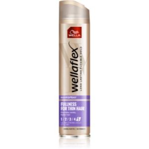 Wella Wellaflex Fullness For Thin Hair fixativ pentru păr cu fixare foarte puternică pentru flexibilitate si volum