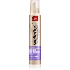 Wella Wellaflex Fullness For Thin Hair spuma cu fixare foarte puternica