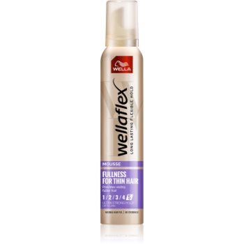 Wella Wellaflex Fullness For Thin Hair spuma cu fixare foarte puternica