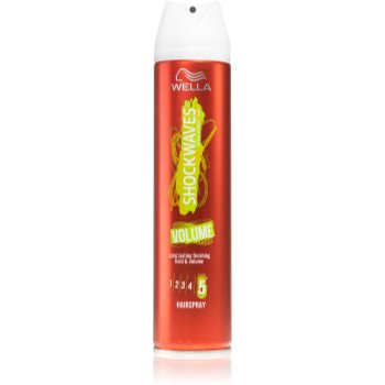 Wella Shockwaves Volume fixativ pentru păr cu fixare foarte puternică pentru volum