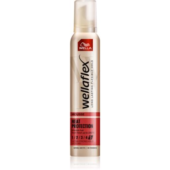 Wella Wellaflex Heat Protection spuma pentru modelarea termica a parului