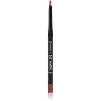 Essence 8h Matte Comfort dermatograf mat de buze cu ascutitoare