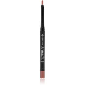 Essence 8h Matte Comfort dermatograf mat de buze cu ascutitoare