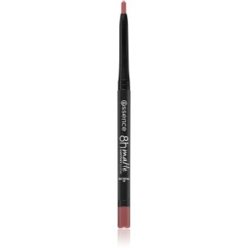 Essence 8h Matte Comfort dermatograf mat de buze cu ascutitoare