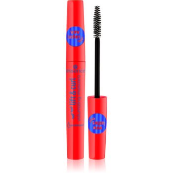 Essence Lift & Curl mascara rezistent la apă pentru curbare și volum