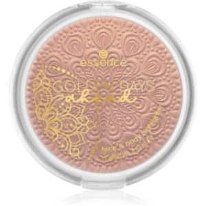 Essence GOLDEN DAYS ahead pudra pentru luminozitate pentru fata si corp