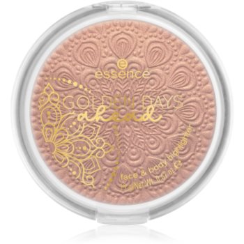 Essence GOLDEN DAYS ahead pudra pentru luminozitate pentru fata si corp