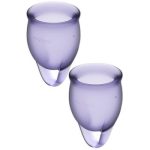 Satisfyer Feel Confident Menstrual Cup cupe menstruale Purple