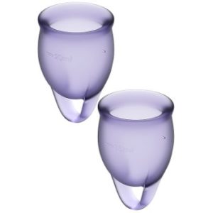 Satisfyer Feel Confident Menstrual Cup cupe menstruale Purple