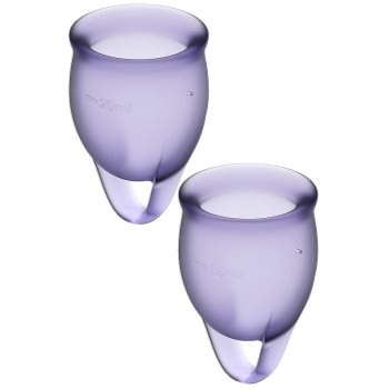 Satisfyer Feel Confident Menstrual Cup cupe menstruale Purple