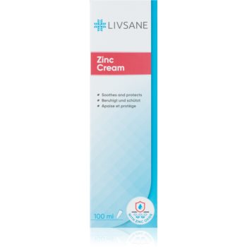 LIVSANE Zinc cream cremă protectoare și regeneratoare pentru piele iritata