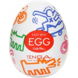 Tenga Keith Haring Egg Street masturbator de unică folosință