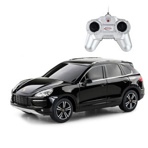 Masina cu telecomanda Rastar Porsche Cayenne Turbo, 1:24, Negru