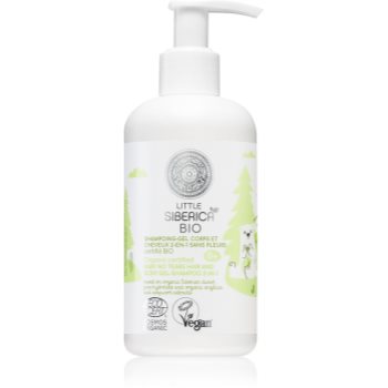 Natura Siberica Little Siberica BIO gel de duș pentru corp și păr pentru nou-nascuti si copii