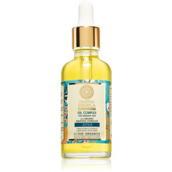 Natura Siberica Oblepikha (Sea-Buckthorn) tratament cu ulei pentru păr degradat