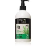 Organic Shop Organic Aloe & Milk Săpun lichid hrănitor pentru mâini