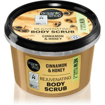 Organic Shop Cinnamon & Honey exfoliant delicat pentru corp